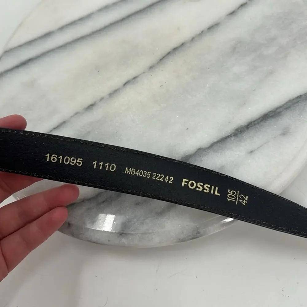 Fossil concho leather belt size 42